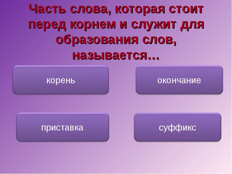 Какие слова служат для образования слов. Часть слова стоящая перед корнем. Часть слова которая стоит перед корнем и служит для образования слов. Часть слова которая стоит. Часть слова перед корнем.