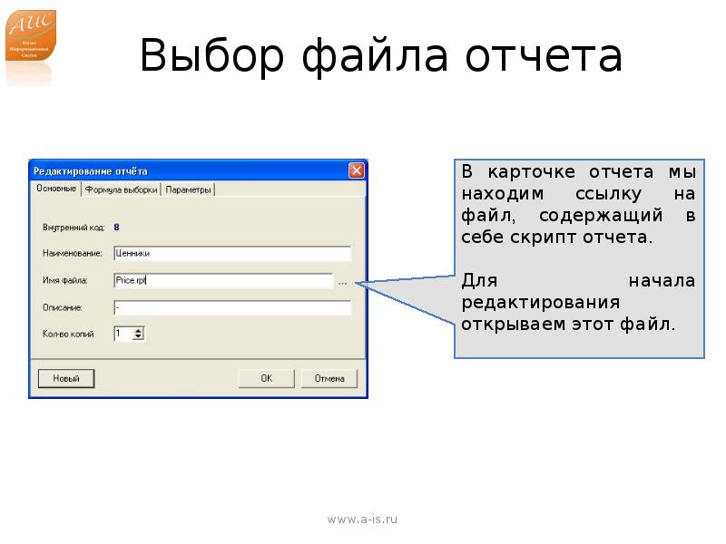 Формат отчета. Файл отчета. Выбор файла. Как выбрать Формат отчета. Информация файлы отчетов.