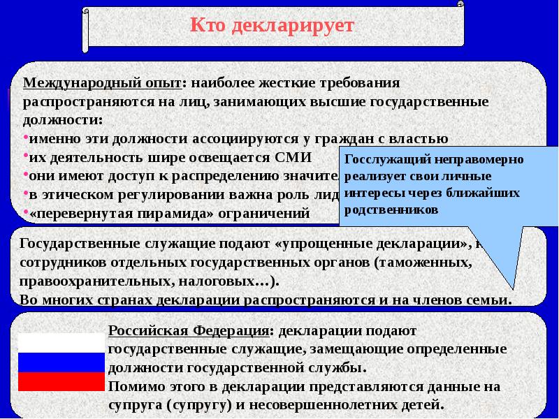 Государственная подать. Ограничение семьи госслужащего. Международный опыт оплаты государственных служащих.. Роль запретов и ограничений в деятельности госслужащих. Декларируется в государстве это.