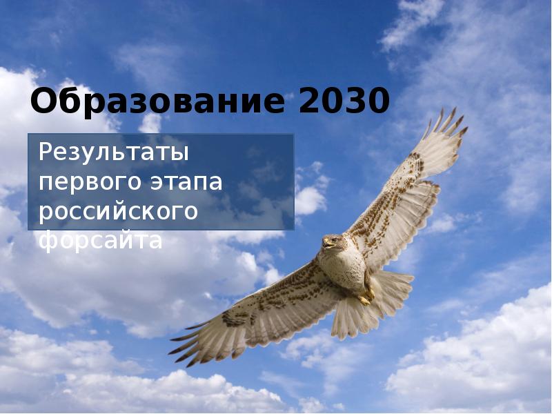 Образование 2030 Результаты первого этапа российского форсайта