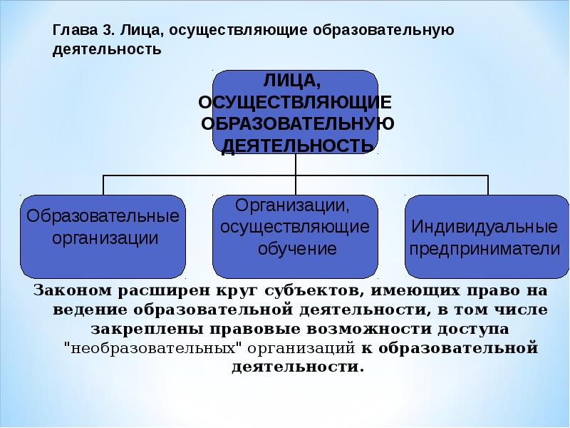 Юридическое лицо осуществляющее деятельность