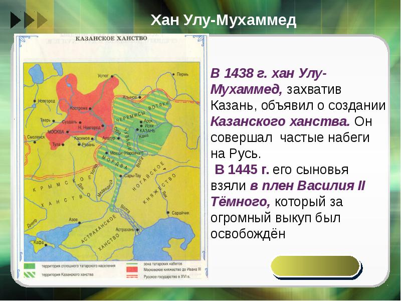 Образование казанского ханства презентация