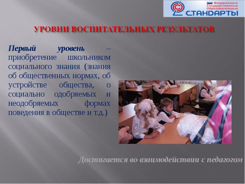 Высокий уровень 1 класс. Социальные знания в школе.