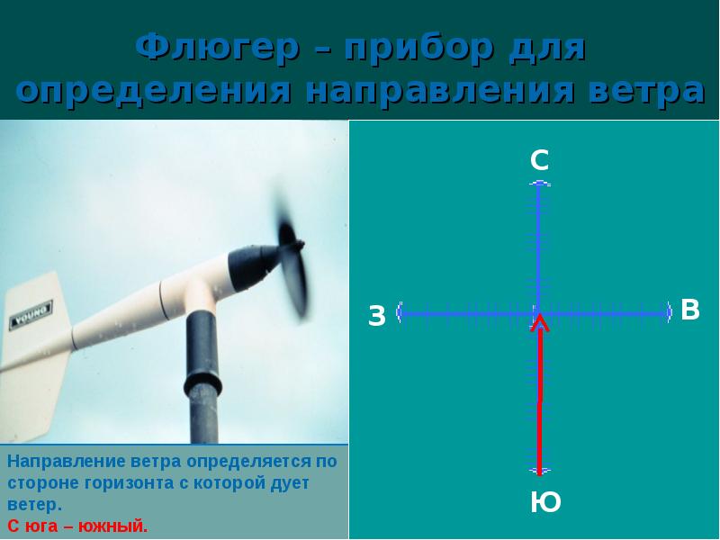 Картинки для детей направление ветра