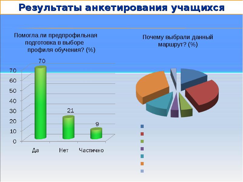 Итоговый проект по предпрофильной подготовке мой выбор