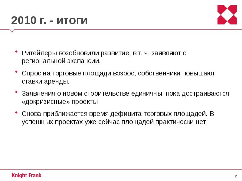 Итоги г. Итоги экспансии в России. Доклад торговая площадь. Заявки ритейлеров на аренду торговой площади.