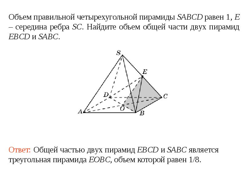 Найдите объем пирамиды sabc. Объем правильной четырехугольной пирамиды. Объём правильной четырёхугольной пирамиды SABCD. Найдите объем правильной четырехугольной пирамиды. Формула объема правильной четырехугольной пирамиды.