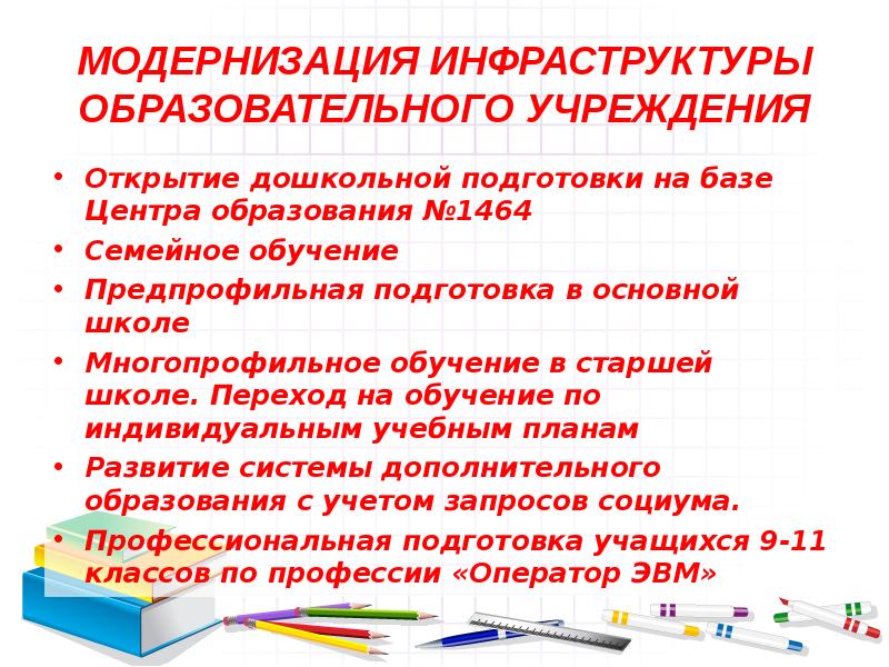 Инфраструктура образования