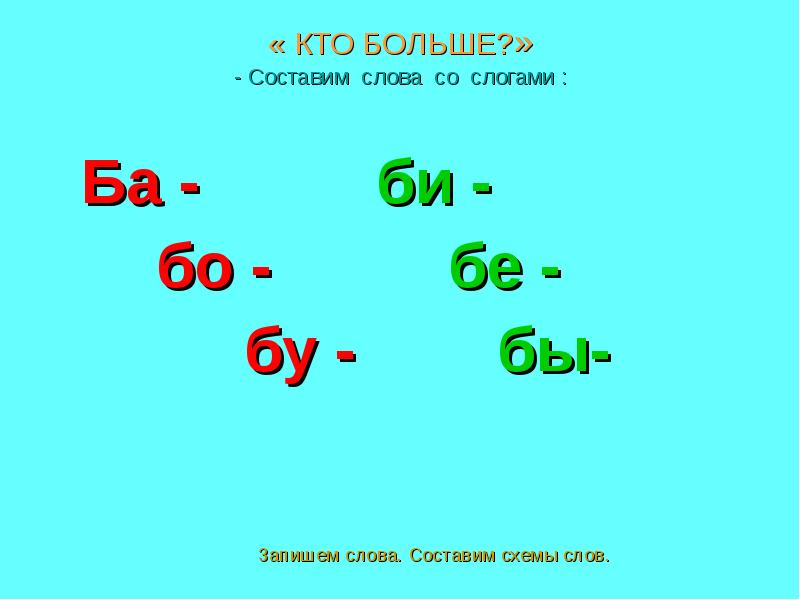 Звук б и буква б презентация