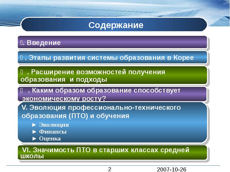 Презентация система образования южной кореи