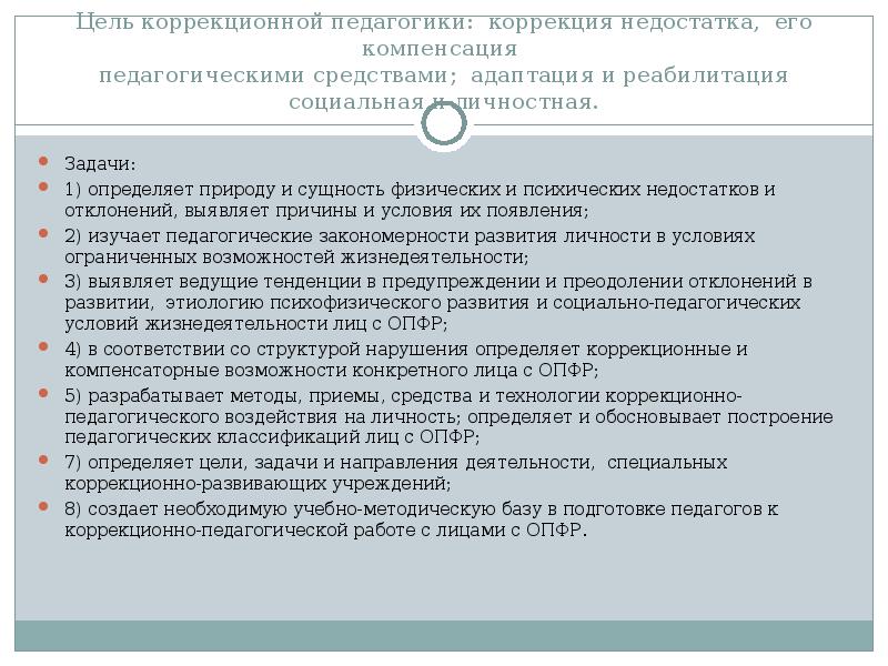 Проект по коррекционной педагогике