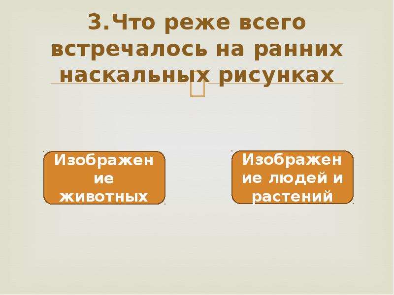 Что чаще всего встречалось на ранних наскальных рисунках тест по мхк