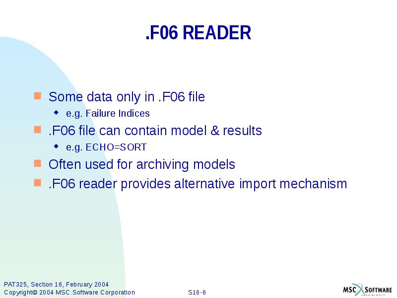 SECTION 16 MSC.LAMINATE MODELER 2003 ENHANCEMENTS презентация, доклад, проект