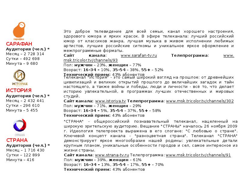 Медиахолдинг вгтрк презентация