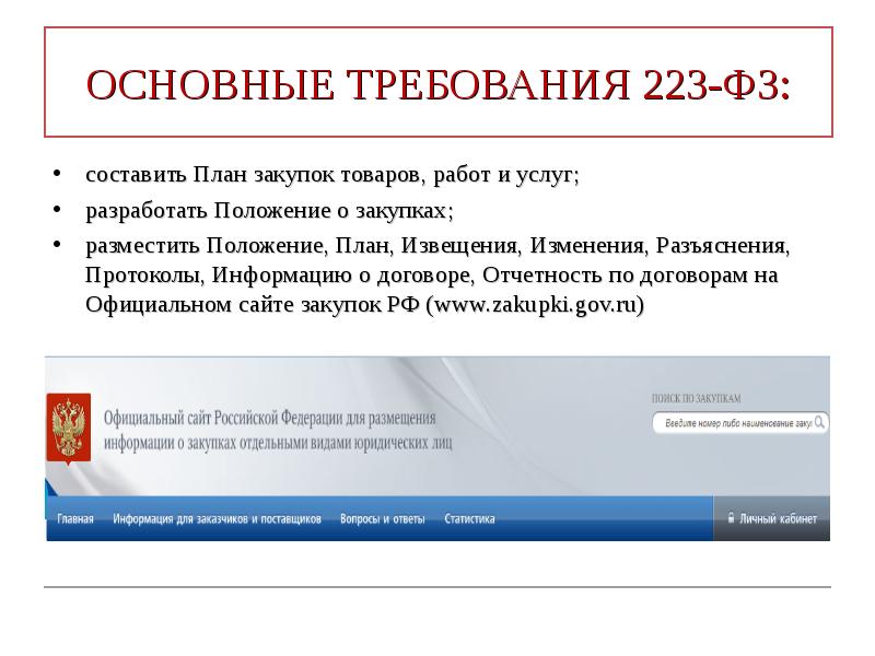 Вопросы по фз 223 закупки. Общие положения федерального закона 223 ФЗ. Закон о закупках. ФЗ О закупках. Основные положения ФЗ 223.