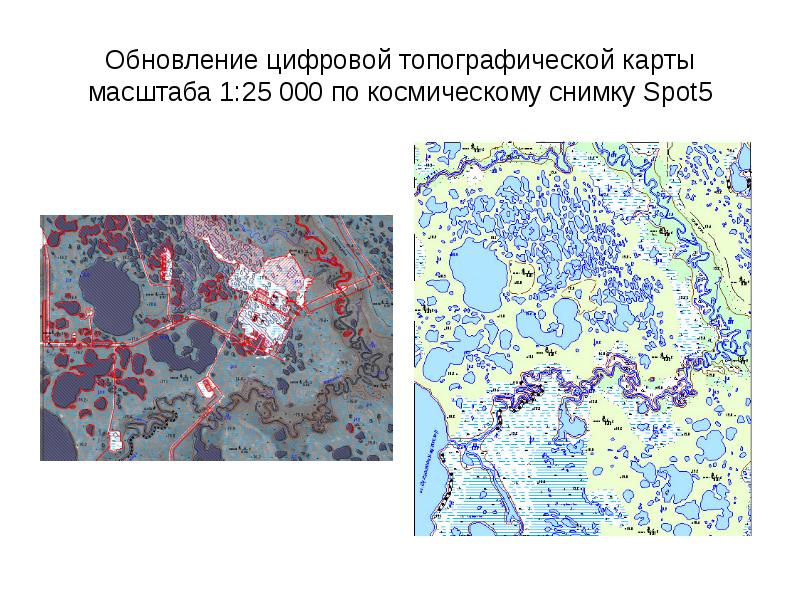 Обновление топографических карт презентация