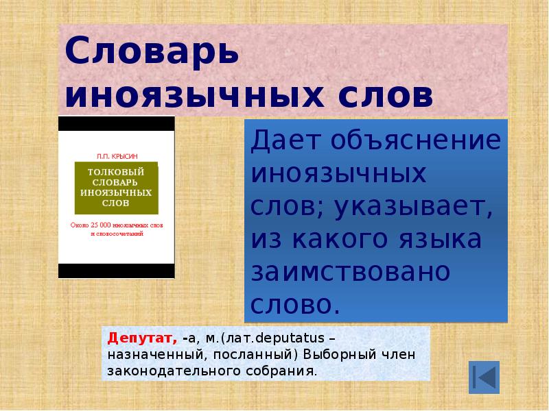 Заимствованные слова словарь язык. Словарь иноязычных слов. Словарь для презентации. Словари русского языка презентация. Толковый словарь иноязычных слов.