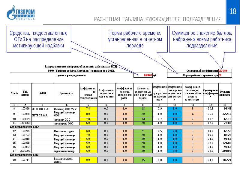 Вклад руководителя в проект