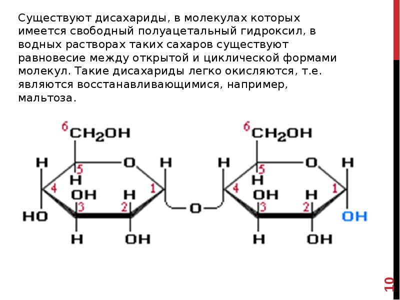 Презентация про дисахариды