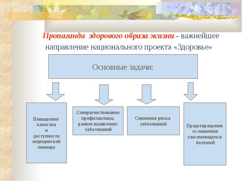 Национальный проект здоровье доклад