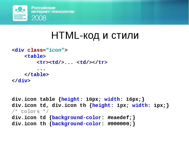 Превратить картинку в html код