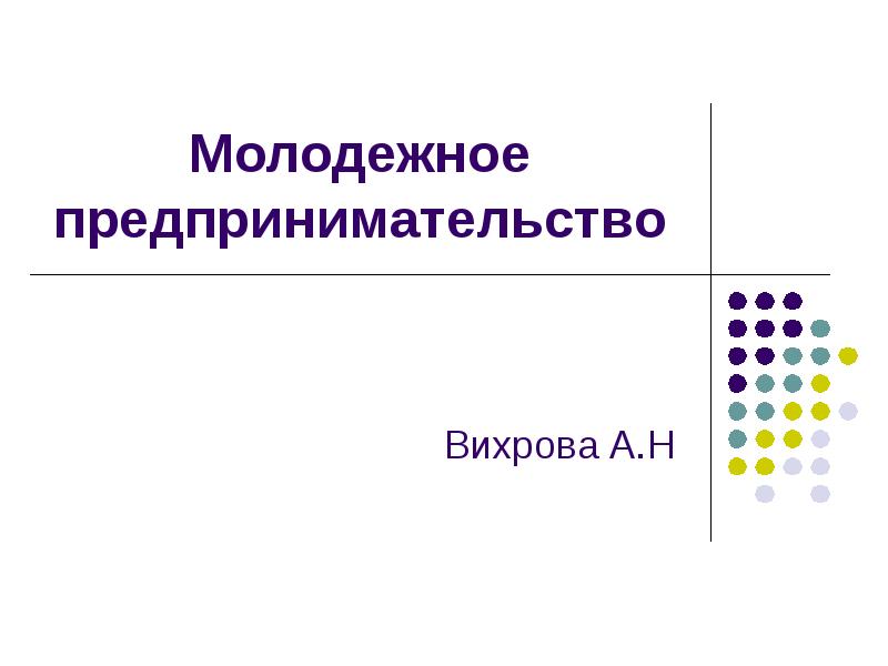 Молодые предприниматели презентация