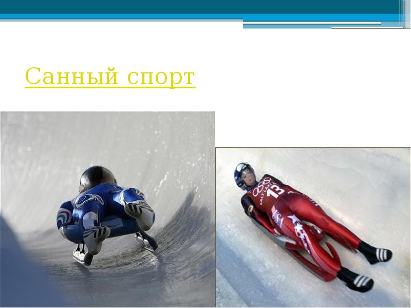 Санный спорт презентация