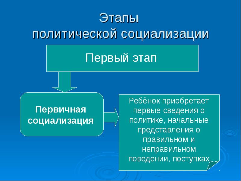 Политическая социализация презентация