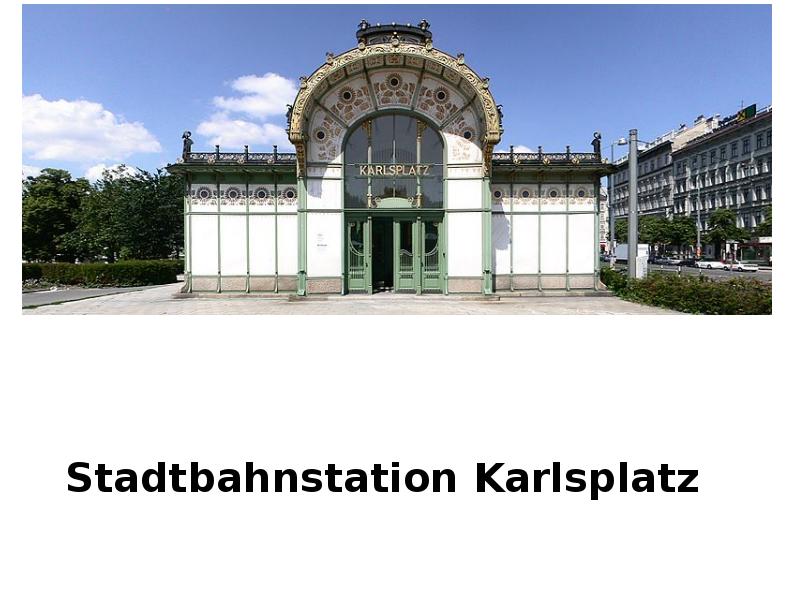 Stadtbahnstation Karlsplatz Stadtbahnstation Karlsplatz