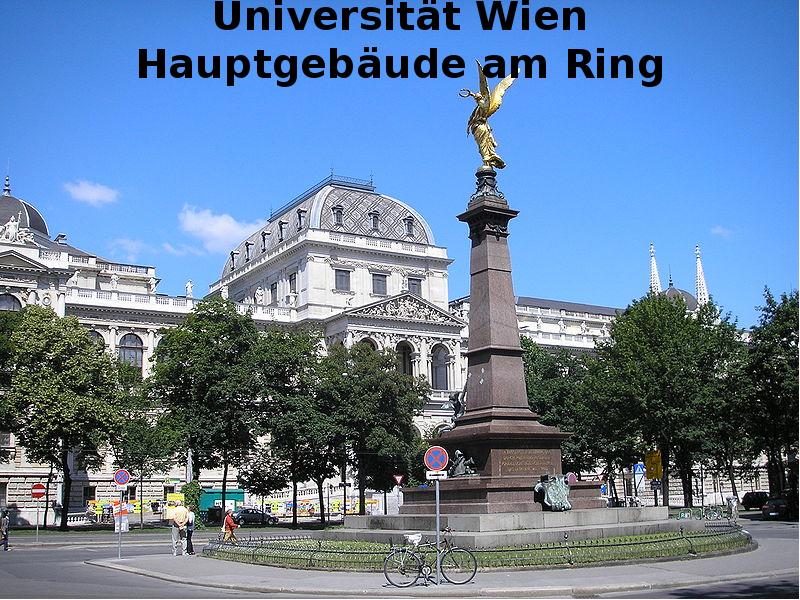 Universität Wien Hauptgebäude am Ring