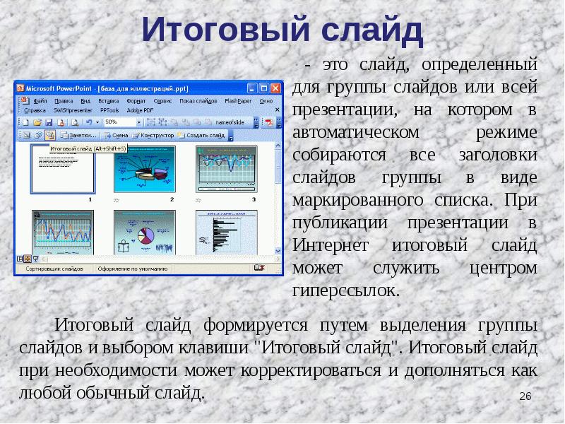 Программа создания презентаций это