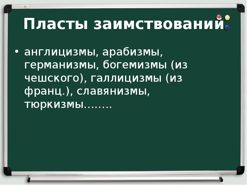 Германизмы в русском языке проект