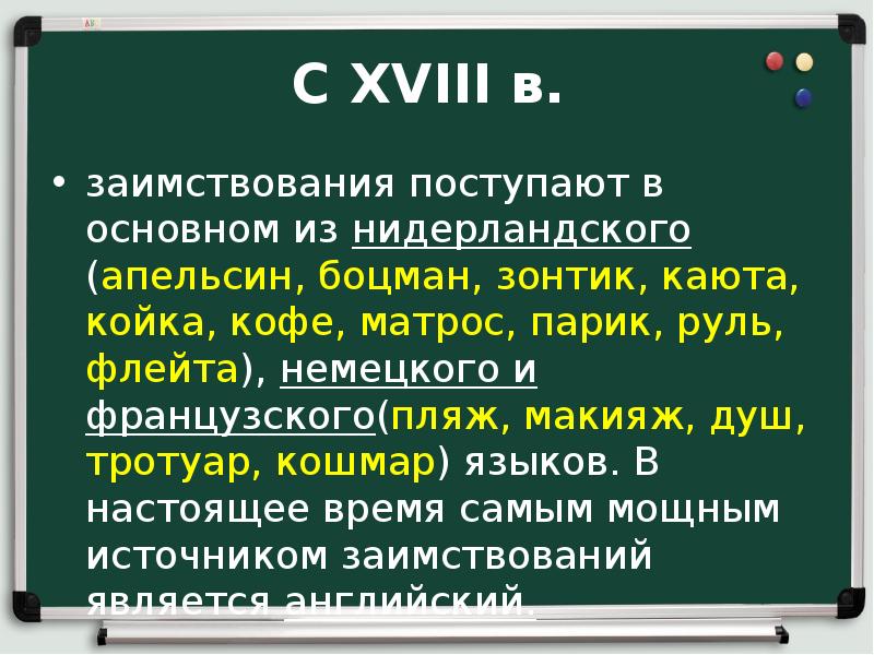 Типы заимствованных слов. Иноязычная лексика в русском языке. Заимствования из голландского. Предложения с заимствованной лексикой. Заимствования из голландского языка в русском языке.