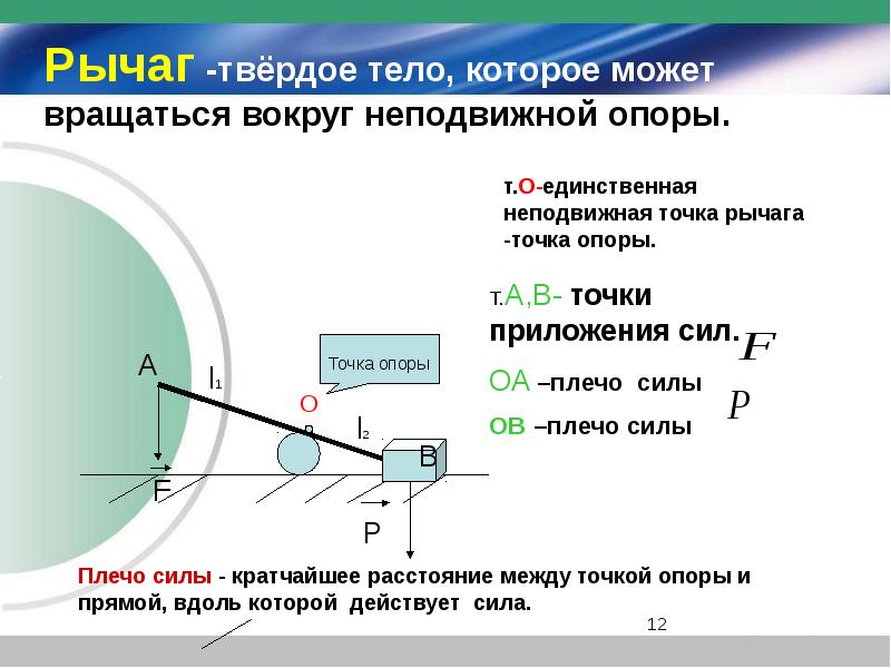 Презентация по теме простые механизмы 7 класс физика