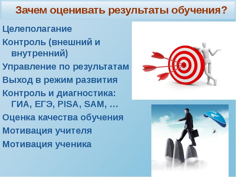 Оценивающий почему и. Целеполагание и мотивация. Презентации по тренингу - целеполагание. Зачем оценивать учеников. Pisa внутренний или внешний контроль.