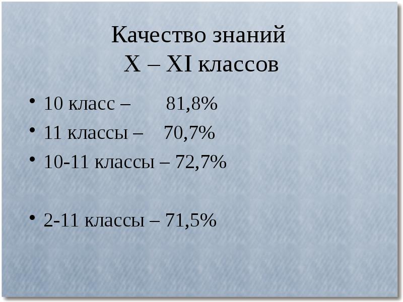 11 классов кг