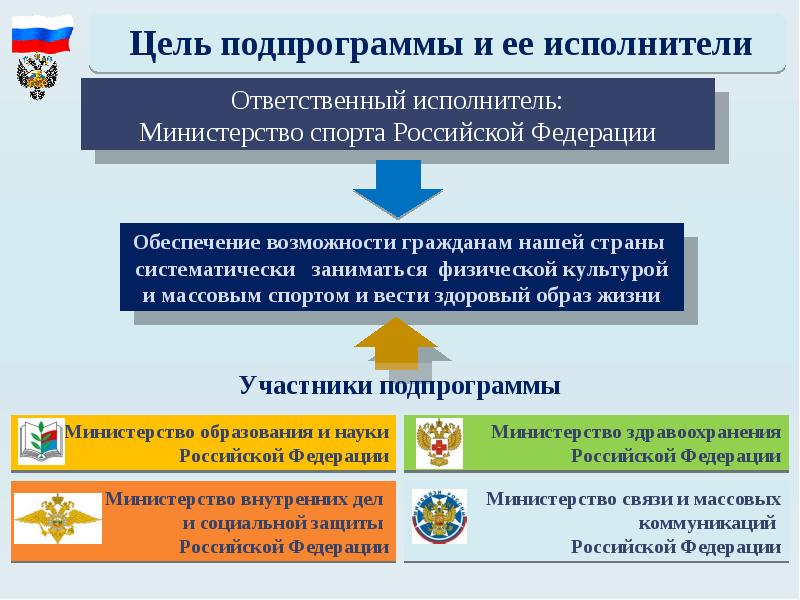 Федеральный проект развитие физической культуры и массового спорта