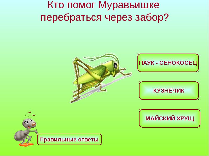 Приключение муравьишки план