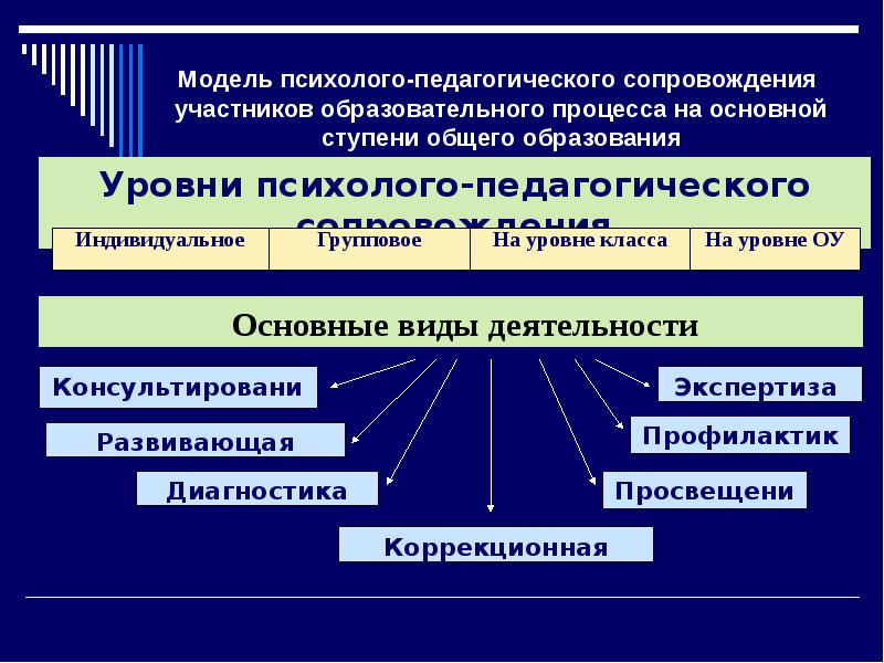 Модель образовательного процесса