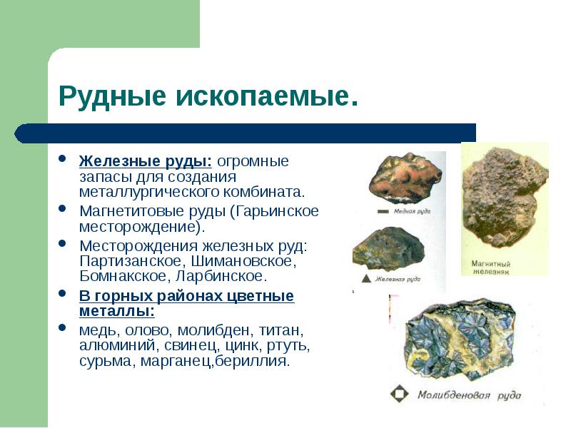 Полезные ископаемые в амурской области презентация