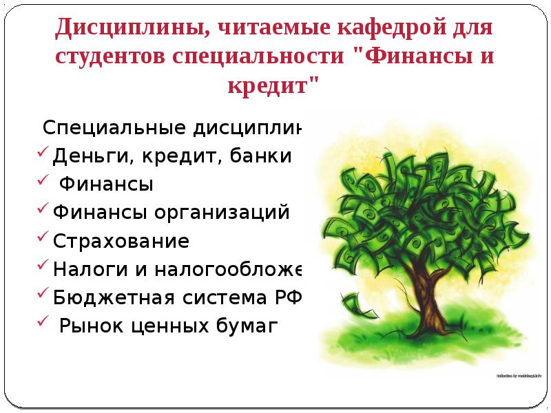 Читаемые дисциплины это. Специальность финансы и кредит плюсы и минусы. Финансы и кредит презентация. Дисциплина денег.