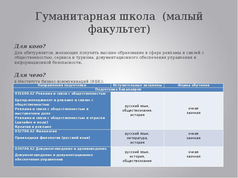 Реклама и связь с общественностью учебный план