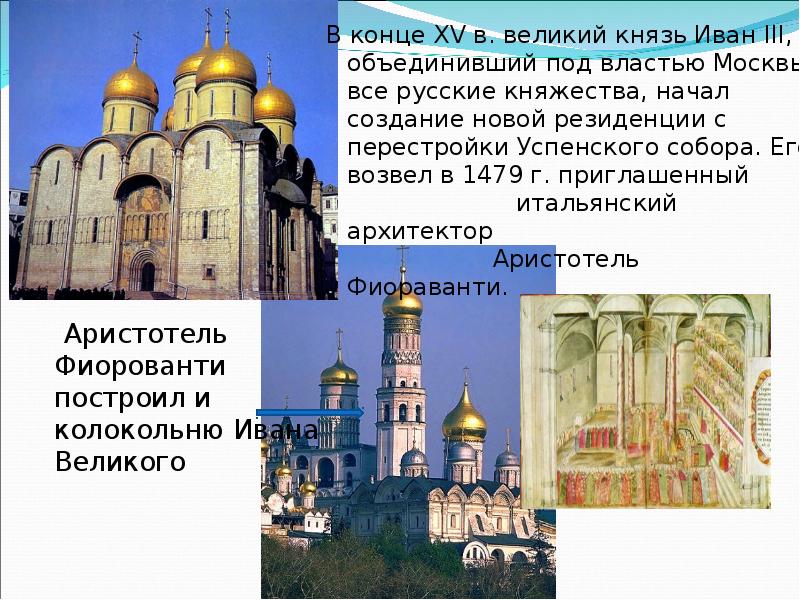 Архитектура московского княжества xiv xv вв презентация