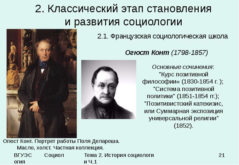 Классическая социология презентация