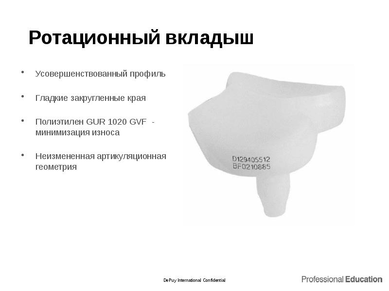 Ротационный вкладыш
Усовершенствованный профиль
Гладкие закругленные Ротационный вкладыш
Усовершенствованный профиль
Гладкие закругленные
