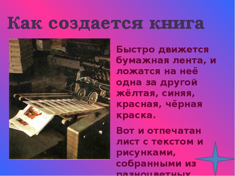 Презентация создание книги