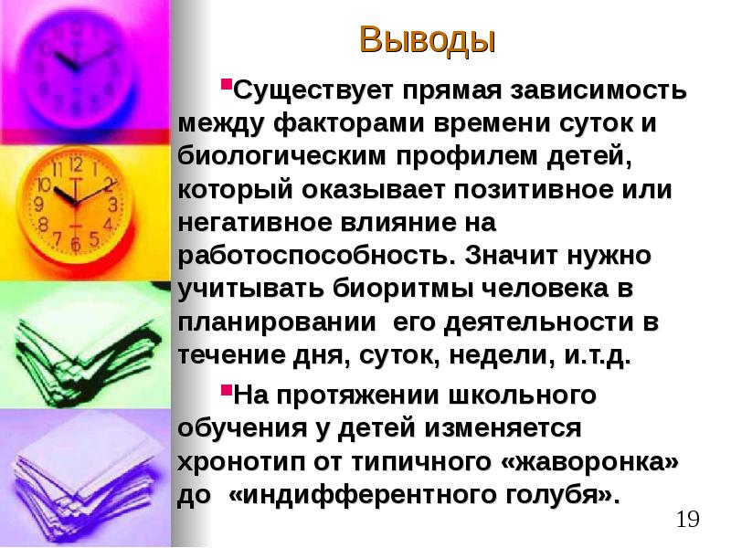 Выводить суть. Деятельность в течении дня. Вывод о работоспособности. Какими бывают люди вывод. Вывод по профилю личности.