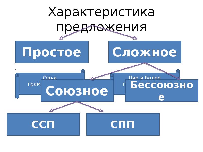 Характеристика предложения 4. Характеристика предложения. Схема характеристики предложения. Характеристика простого и сложного предложения. Характеристика предложения по частям.