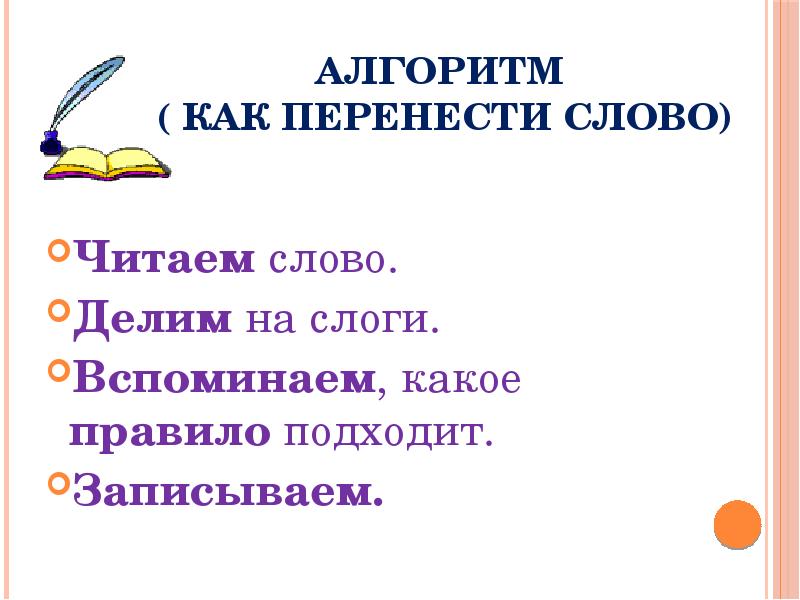 Перенос слова прочитать. Алгоритм переноса слов. Алгоритм переноса слов 1 класс. Алгоритм как перенести слово. Как перенести слово читает.