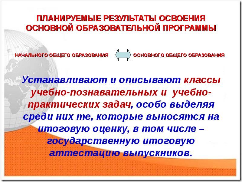 Результаты освоения программы основного общего образования. Классы учебно-практических задач. Планируемые Результаты м1 мр1.